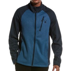 Spyder Men's Two-Tone Blue Performance Jacket, Raider 2.0, Small, NWT, Marlin